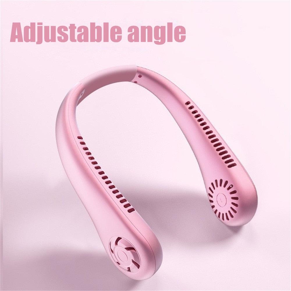 Wearable Bladeless Turbo Neck Fan (3-Speed) - 3ozs