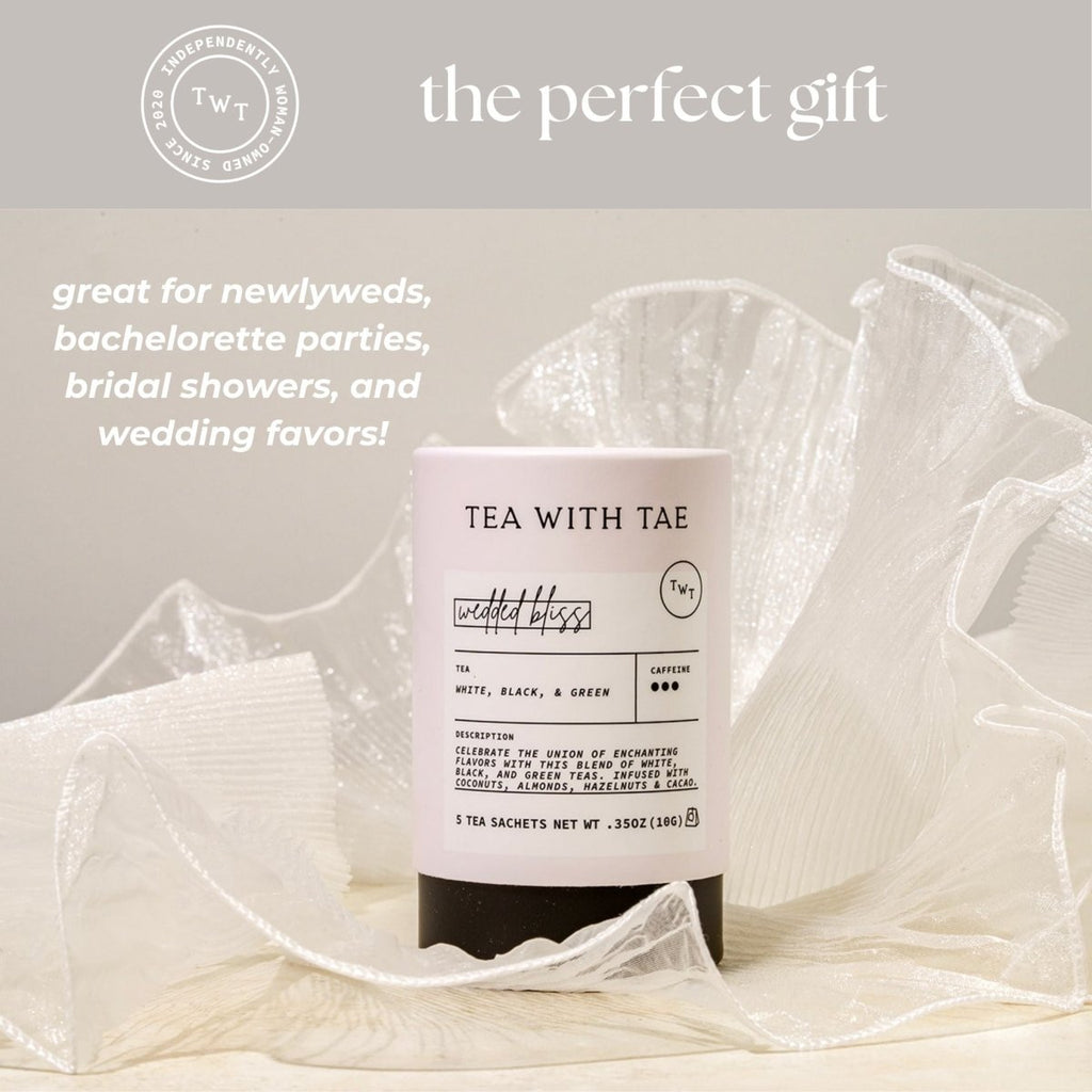 Wedded Bliss Mini Tea Tube (5 Tea Sachets) - 3ozs
