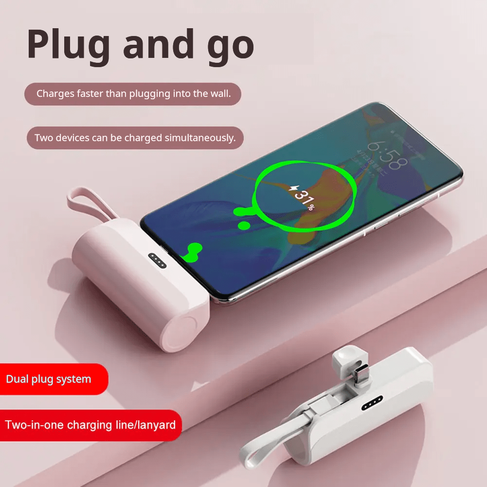 Wireless Capsule Power Bank - 3ozs